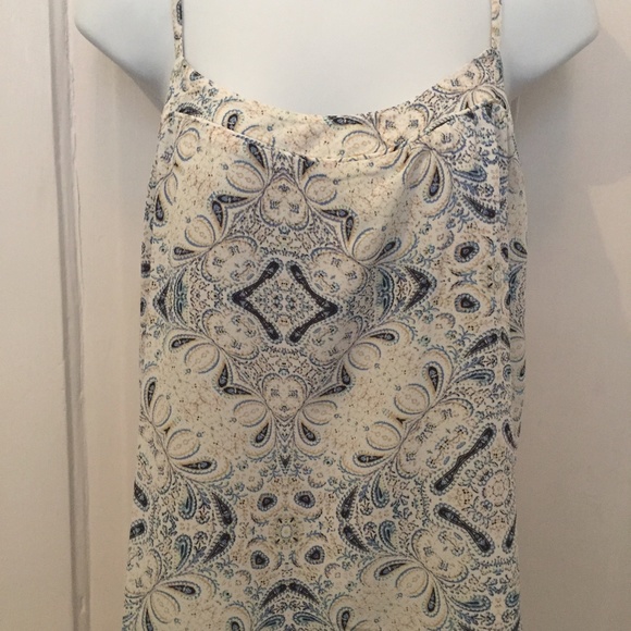 Jessica Simpson NWT paisley strappy tank top - Picture 2 of 6